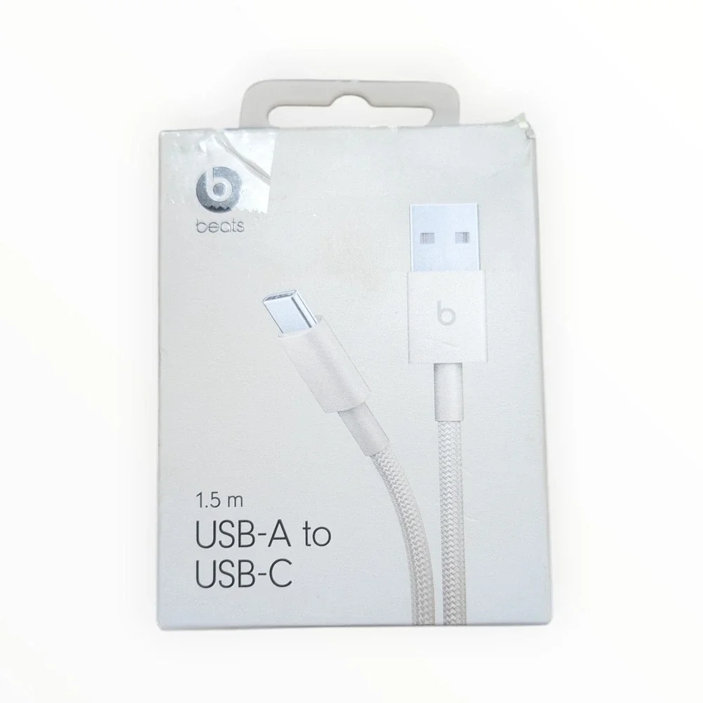 D7-O Beats USB-A To USB-C Cable 1.5m Fast Charge Woven - Stone